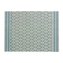 Winkler Kadra Dækkeserviet - 6 stk. B 33 x L 45 cm - Pvc/polyester - Peacock
