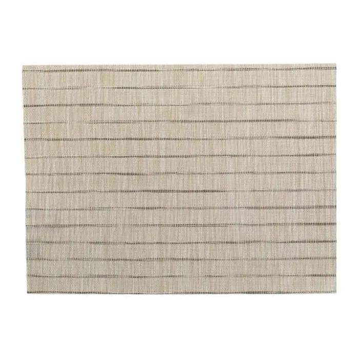 Winkler Manoka Dækkeserviet - 6 stk. B 33 x L 45 cm - Pvc/polyester - Linen