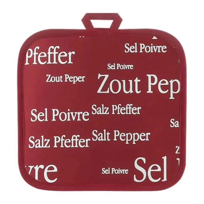 Winkler Sel&Poivre Grydelap B 20 x L 20 cm - Bomuld - Rouge