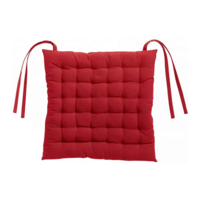 Winkler Zea Sædehynde B 38 x L 38 cm - Bomuld/polyester - Rød