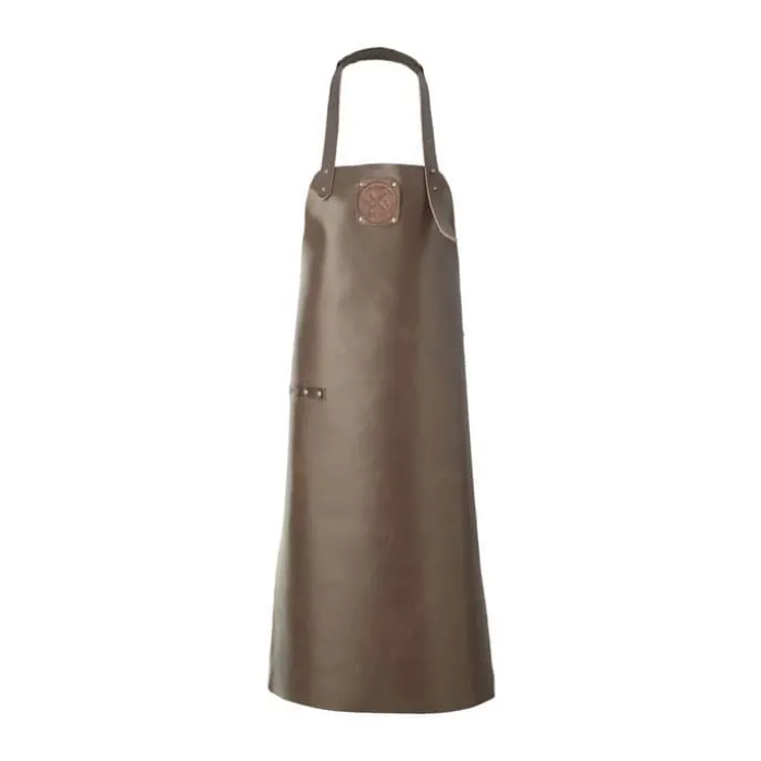 Witloft Læderforklæde H 82 x B 62 cm - Læder - Mørkebrun