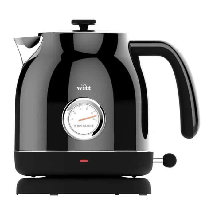 Witt Premium Retro Elkedel 1,5 liter - 2400 Watt - Sort