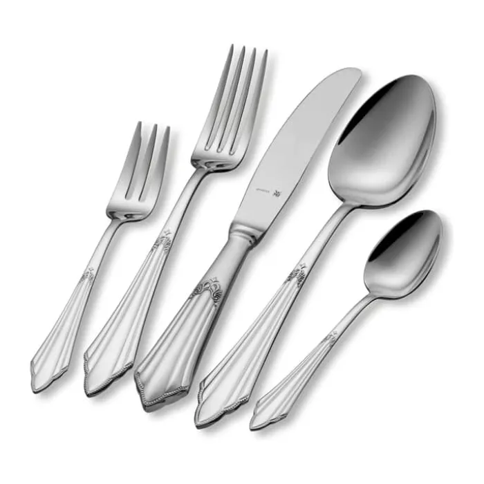 WMF Fächer Bestiksæt - 30 Dele 6 Kuverter - Rustfrit stål - Blank