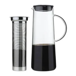 Zassenhaus Aroma Kaffebrygger 1 liter - Borosilikatglas/rustfrit stål/silikone - Blank