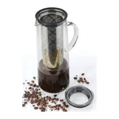 Zassenhaus Aroma Kaffebrygger 1 liter - Borosilikatglas/rustfrit stål/silikone - Blank