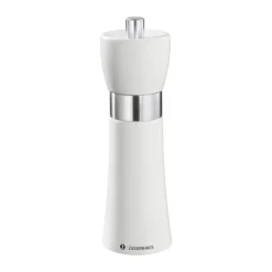 Zassenhaus Hamborg Saltkværn H 18 cm - Bøgetræ/rustfrit stål - Hvid