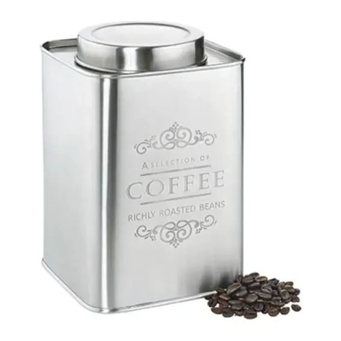 Zassenhaus Kaffedåse 1 liter - Rustfrit stål - Sølvfarvet