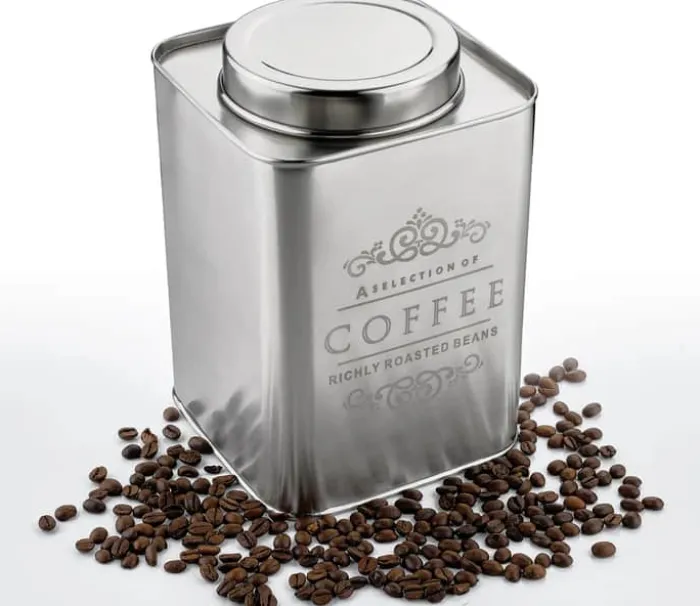Zassenhaus Kaffedåse 1 liter - Rustfrit stål - Sølvfarvet
