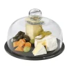 Zassenhaus Osteklokke Ø 23 cm - Papir komposit/glas - Sort/klar