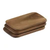 Zassenhaus Serveringsbakke - 3 stk. B 14,5 x L 23 cm - Akacietræ - Brun