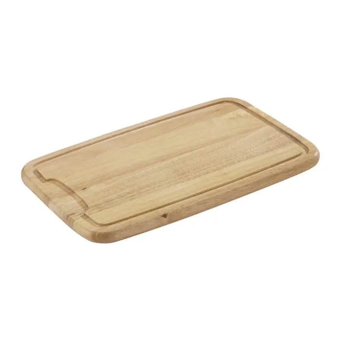 Zassenhaus Skærebræt B 27,5 x L 42 cm - Med saftrille - Gummitræ