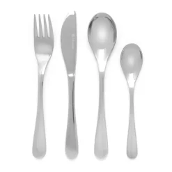 Zilverstad Børnebestik - 4 dele L 21,5 cm - Rustfrit stål
