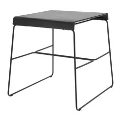 Zone A-Café Bord H 72 x B 58 x L 75 cm - Stål - Black