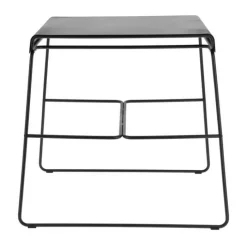 Zone A-Café Bord H 72 x B 58 x L 75 cm - Stål - Black