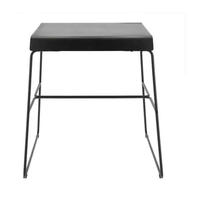 Zone A-Café Bord H 72 x B 58 x L 75 cm - Stål - Black