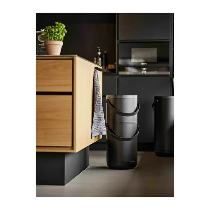 Zone Circular Affaldsspand 35 liter - ABS-plastik/metal - Sort