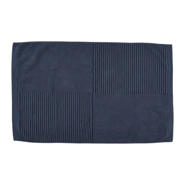 Zone Classic Bademåtte B 50 x L 80 cm - 100% Bomuld - Mørkeblå