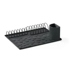 Zone Diish Opvaskebakkesæt - 4 dele H 22 x B 36 x L 45 cm - Silikone/metal - Sort