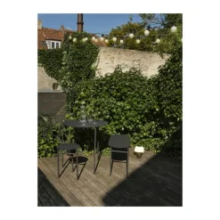 Zone Disc Bænk H 45 x B 33 x L 80 cm - Stål - Black