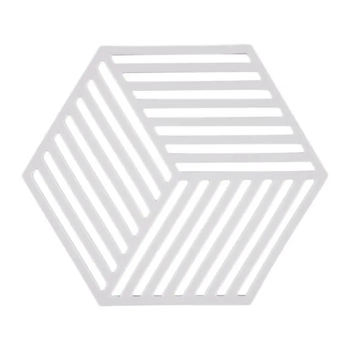 Zone Hexagon Bordskåner B 14 x L 16 cm - Silikone - Lilla