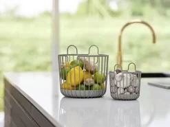 Zone Inu Kurv Ø 10,5 x H 13,5 cm - Stål - Taupe