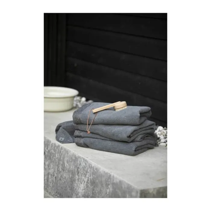 Zone Inu Spahåndklæde B 50 x L 100 cm - Bomuld/hør - Grå
