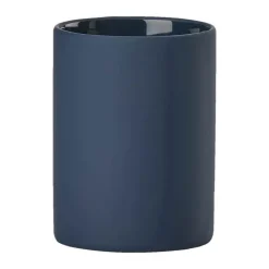 Zone Karma Tandbørstekrus H 10 cm - Stentøj m. softtouch - Royal blue