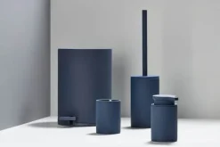 Zone Karma Tandbørstekrus H 10 cm - Stentøj m. softtouch - Royal blue