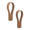 Zone Loop Håndklædestrop Magnet 2 - stk. L 7,8 cm - Silikone/Magnet - Terracotta