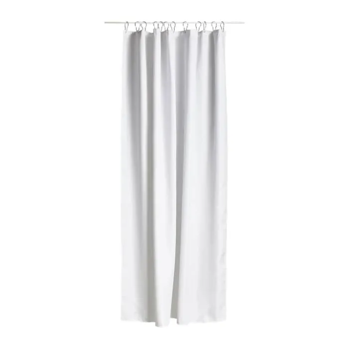 Zone Lux Badeforhæng B 180 x L 220 cm - Polyester - Hvid