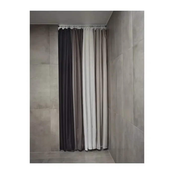 Zone Lux Badeforhæng B 180 x L 220 cm - Polyester - Hvid
