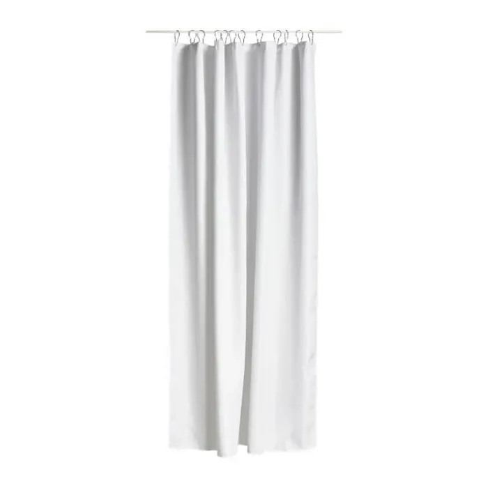 Zone Lux Badeforhæng B 180 x L 200 cm - Polyester - Hvid