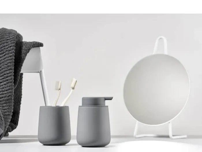 Zone Nova One Sæbedispenser H 11,5 cm - Stentøj m. softtouch - Gull grey