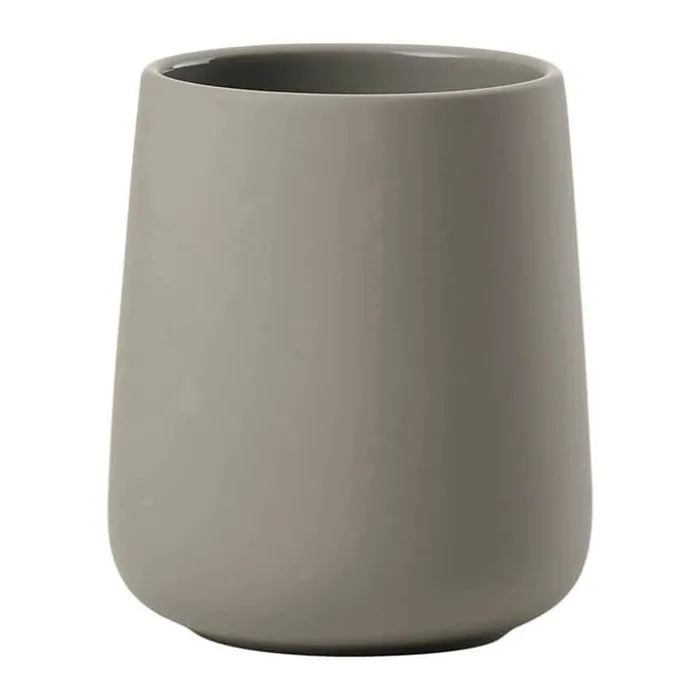 Zone Nova One Tandbørstekrus H 10 cm - Stentøj - Taupe