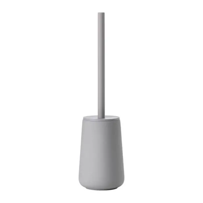 Zone Nova One Toiletbørste H 37 cm - Porcelæn/soft touch - Gull Grey