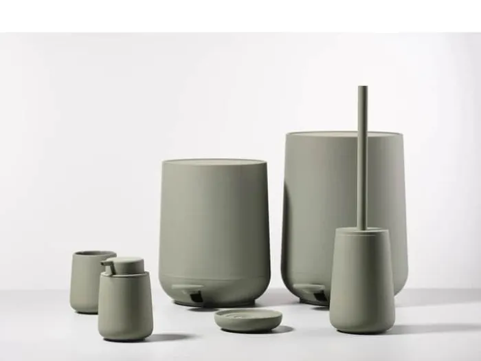Zone Nova One Toiletbørste H 37 cm - Stentøj m. softtouch - Matcha green