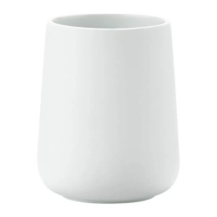 Zone Nova Tandkrus H 10 cm - Porcelæn - Hvid
