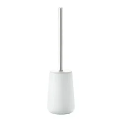 Zone Nova Toiletbørste H 30,5 cm - Stål/softtouch - Hvid