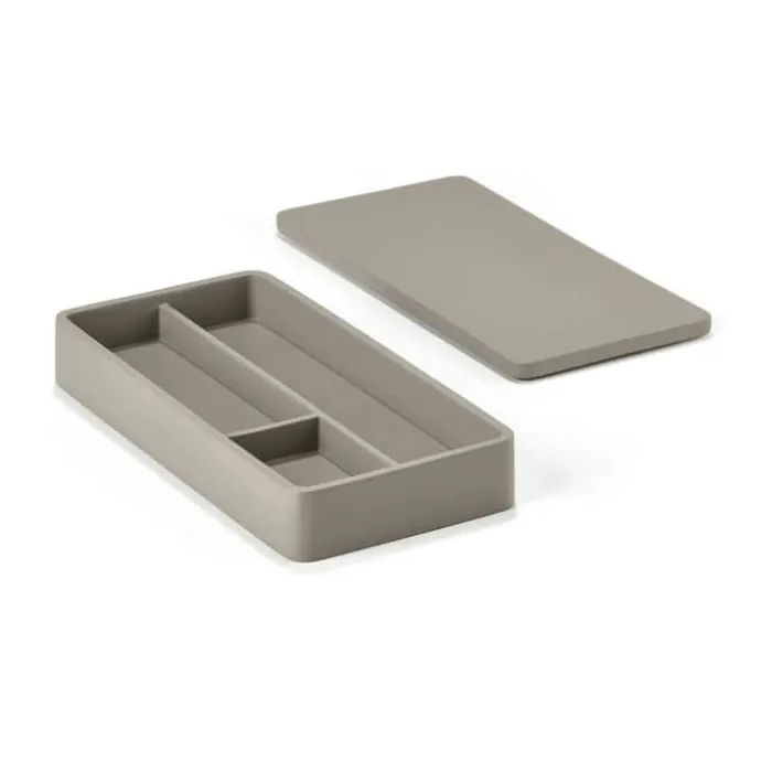 Zone Opbevaring H 3 x B 10 x L 20 cm - Cement - Pebble grey