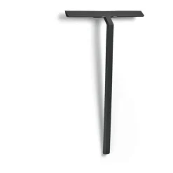 Zone Rim Bruseskraber m. holder L 52 cm - Silikone/metal - Sort