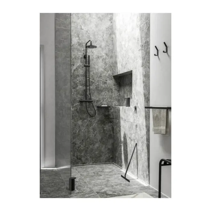Zone Rim Håndklædestang B 7,5 x L 44 cm - Aluminium - Sort