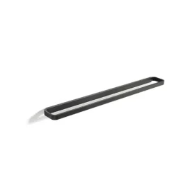 Zone Rim Håndklædestang B 7,5 x L 70 cm - Aluminium - Sort
