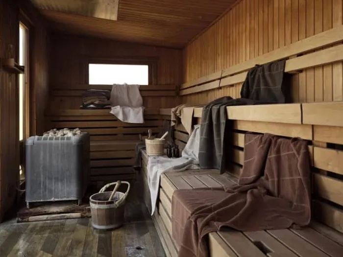 Zone Sauna Håndklæde B 50 x L 100 cm - Bomuld - Taupe