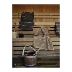 Zone Sauna Håndklæde B 70 x L 140 cm - Bomuld - Brun