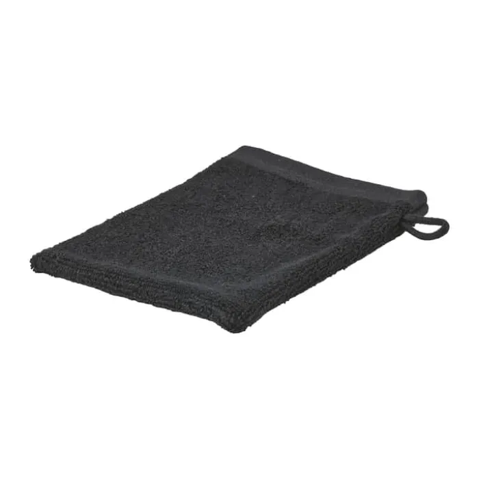 Zone Sauna Vaskehandske B 15,5 x L 21 cm - Bomuld - Sort