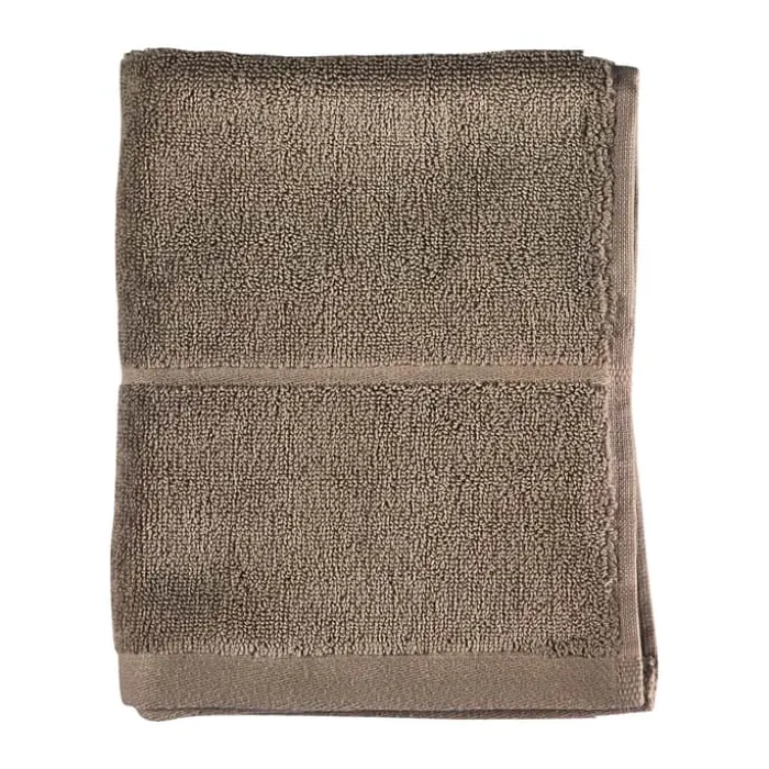 Zone Sauna Vaskeklud B 30 x L 30 cm - Bomuld - Taupe