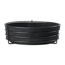 Zone Singles Brødkurv Ø 25,5 cm - Bomuld/Metal - Black