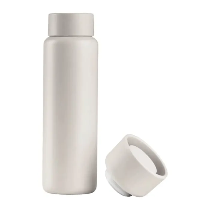 Zone Singles Termokop 650 ml - Rustfrit stål/PP plastik - Cream