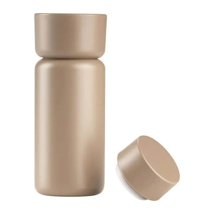 Zone Singles Termokop 400 ml - Rustfrit stål/PP plastik - Camel