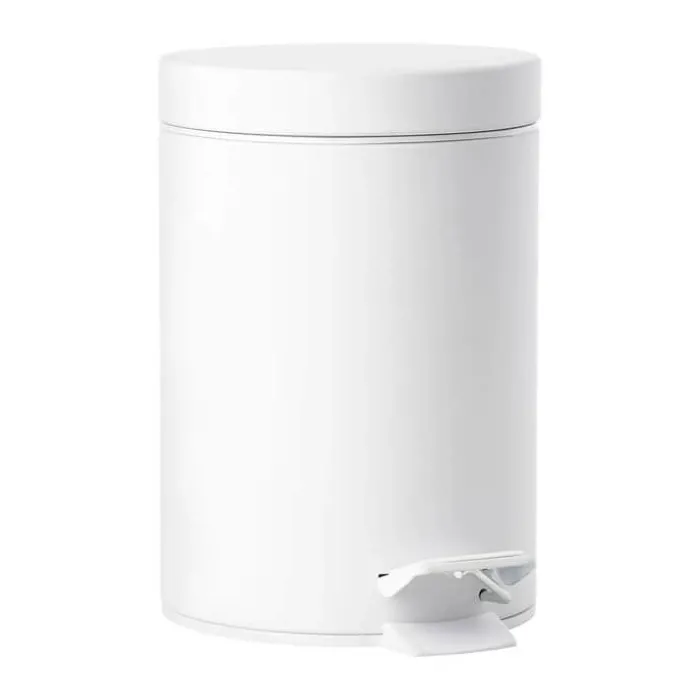 Zone Solo Pedalspand 3 liter - Stål - Hvid